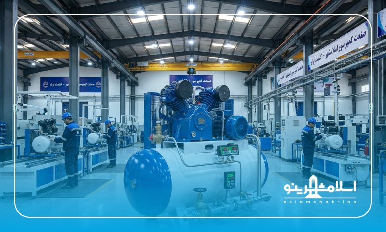 تفاوت کمپرسور باد صنعتی و کارگاهی چیست؟