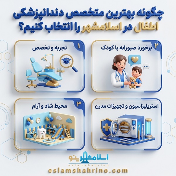 چگونه بهترین متخصص دندانپزشکی اطفال در اسلامشهر را انتخاب کنیم؟